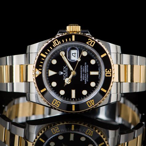 rolex submarine stahl gold|Rolex Submariner date 2020.